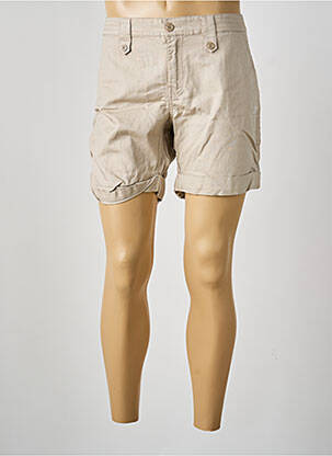 Bermuda coupe droite taille normale beige OXBOW homme