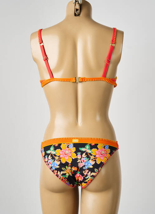 Maillot de bain 2 pièces stretch haut soutien-gorge moulé orange BANANA MOON femme