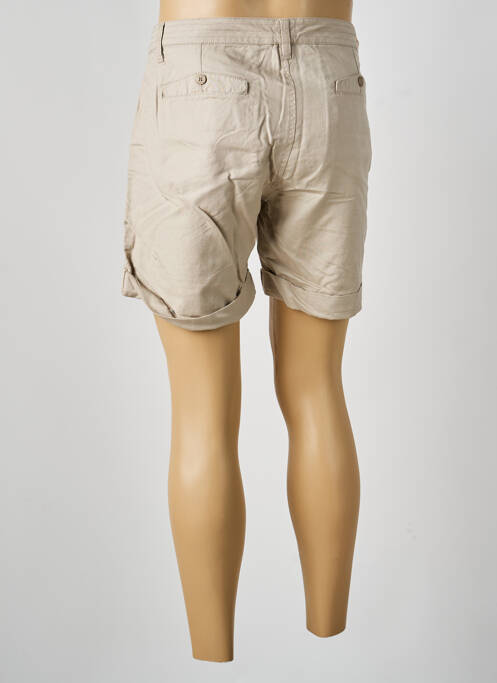 Bermuda coupe droite taille normale beige OXBOW homme
