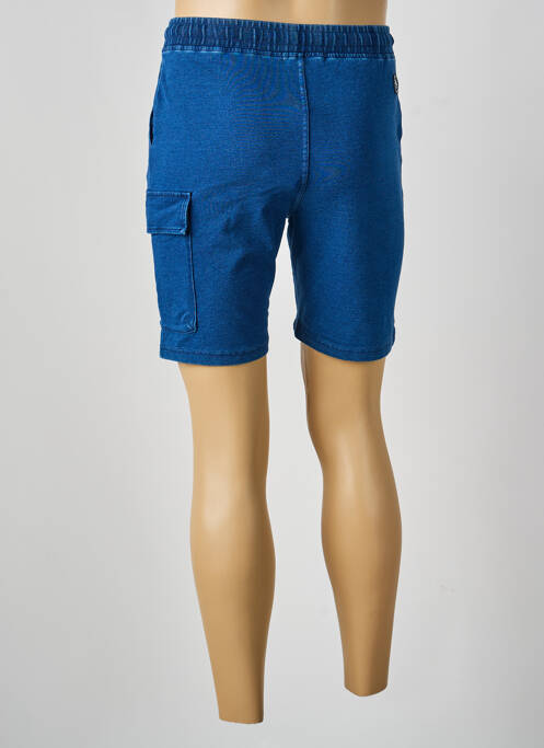 Bermuda taille élastique taille normale bleu SUN VALLEY homme