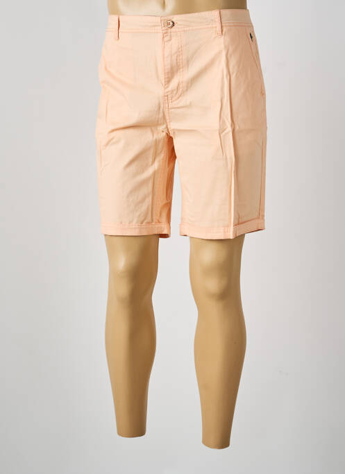 Bermuda stretch taille normale orange SUN VALLEY homme