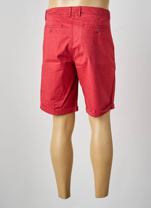 Bermuda stretch taille normale rouge SUN VALLEY homme