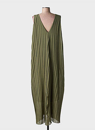 Robe longue sans manche sans manche vert PINK P femme