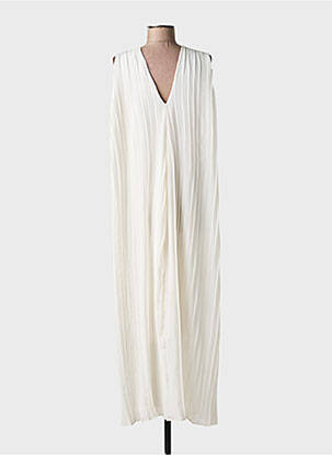 Robe longue sans manche sans manche blanc PINK P femme