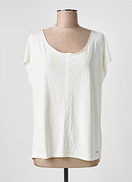 Top manches courtes manches courtes blanc SUN VALLEY femme