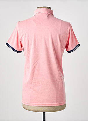 Polo coupe cintrée manches courtes rose SUN VALLEY homme
