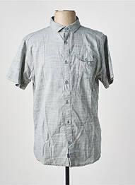 Chemise manches courtes coupe droite bleu SUN VALLEY homme
