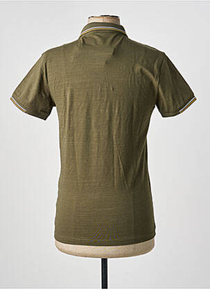 Polo stretch manches courtes vert SUN VALLEY homme