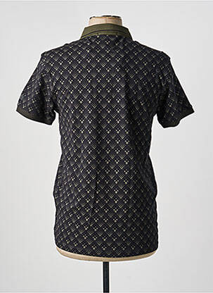 Polo stretch manches courtes noir SUN VALLEY homme
