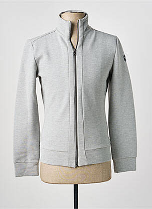 Veste casual col col montant gris SUN VALLEY homme