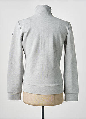Veste casual col col montant gris SUN VALLEY homme