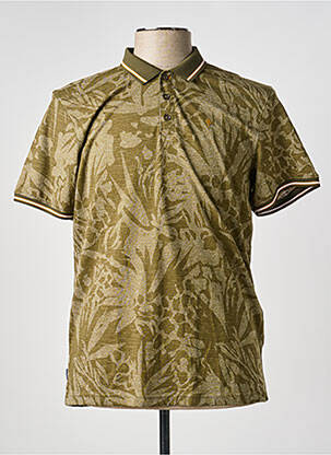 Polo coupe droite manches courtes vert SUN VALLEY homme