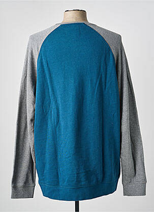 Pull col rond manches longues bleu FOX homme