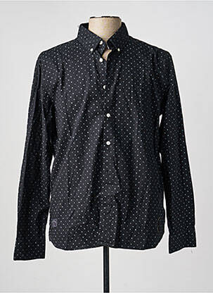 Chemise manches longues imprimé fantaisie noir OXBOW homme