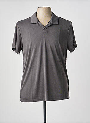 Polo coupe cintrée manches courtes gris SUN VALLEY homme