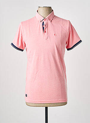 Polo coupe cintrée manches courtes rose SUN VALLEY homme