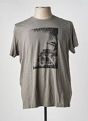 T-shirt coupe droite manches courtes vert SUN VALLEY homme