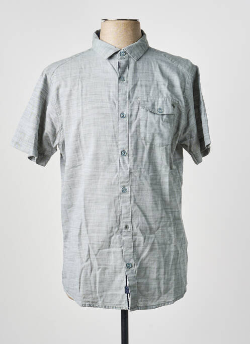 Chemise manches courtes coupe droite bleu SUN VALLEY homme