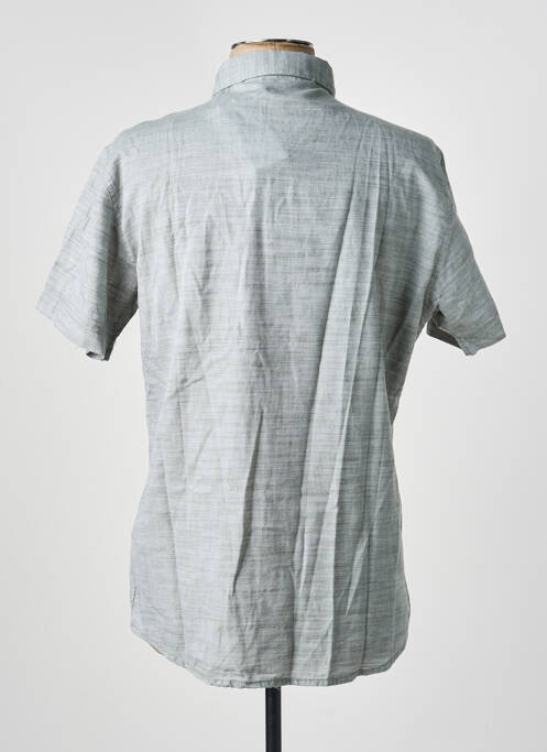 Chemise manches courtes coupe droite bleu SUN VALLEY homme