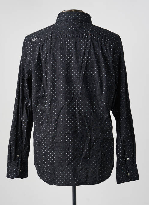 Chemise manches longues imprimé fantaisie noir OXBOW homme