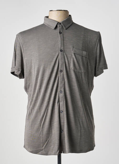 Polo coupe cintrée manches courtes gris SUN VALLEY homme