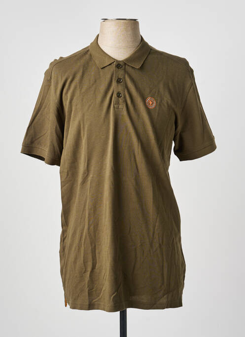 Polo coupe droite manches courtes vert SUN VALLEY homme