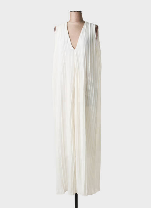 Robe longue sans manche sans manche blanc PINK P femme