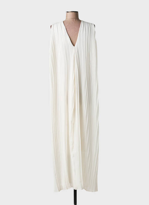 Robe longue sans manche sans manche blanc PINK P femme