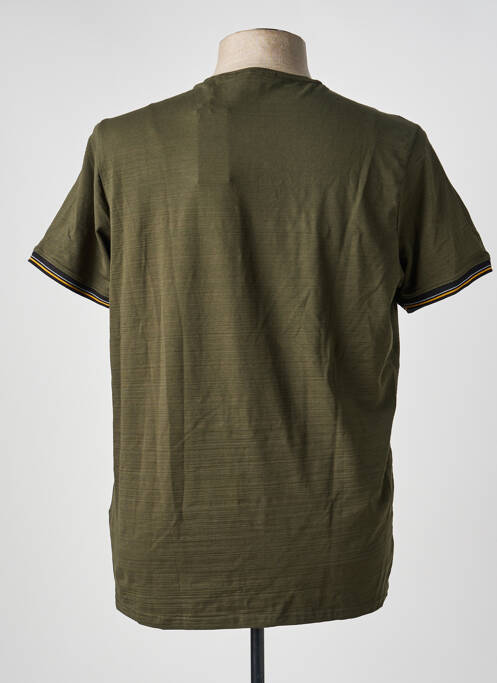 T-shirt coupe cintrée manches courtes vert SUN VALLEY homme