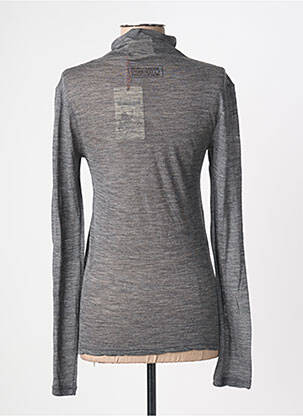 T-shirt manches longues manches longues gris SEMICOUTURE femme