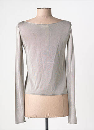 T-shirt manches longues manches longues gris ELISABETTA FRANCHI femme