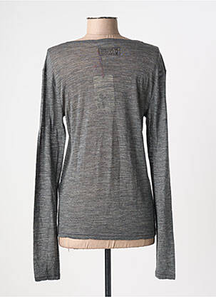 T-shirt manches longues manches longues gris SEMICOUTURE femme