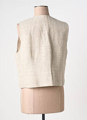 Gilet sans manche doublure beige HERSKIND femme