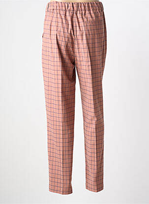 Pantalon droit stretch taille normale orange NIU femme