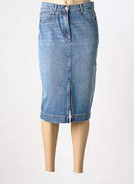Jupe mi-longue taille normale bleu TINSELS femme