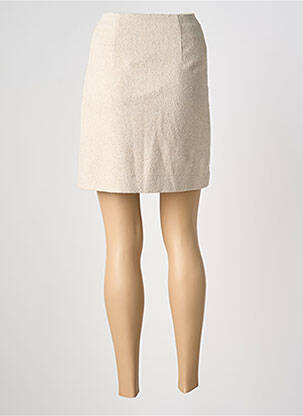 Jupe courte doublure beige BY MALENE BIRGER femme