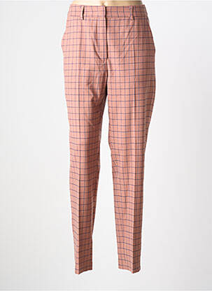 Pantalon droit stretch taille normale orange NIU femme