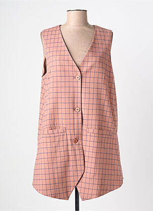 Veste casual coupe droite orange NIU femme