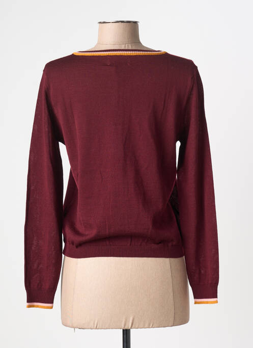 Gilet manches longues coupe cintrée violet NIU femme