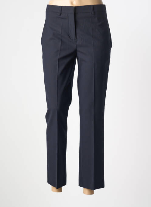 Pantalon 7/8 stretch taille normale bleu SEMICOUTURE femme