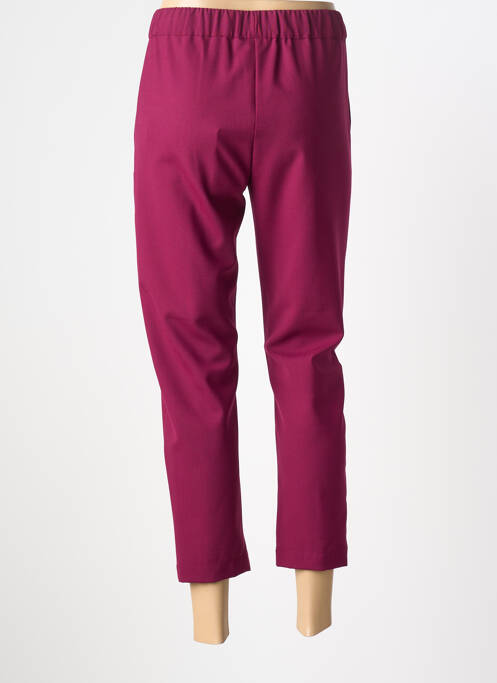 Pantalon 7/8 stretch taille normale violet SEMICOUTURE femme