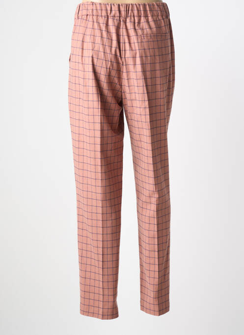 Pantalon droit stretch taille normale orange NIU femme