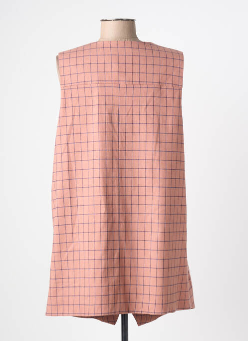 Veste casual coupe droite orange NIU femme