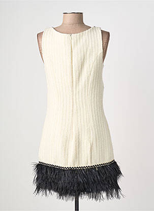 Robe courte sans manche sans manche beige PHO FIRENZE femme