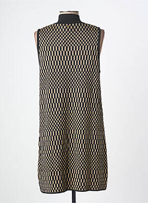 Robe mi-longue sans manche sans manche noir PHO FIRENZE femme