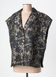 Blazer finition intérieure doublure satiné noir SUMMUM femme