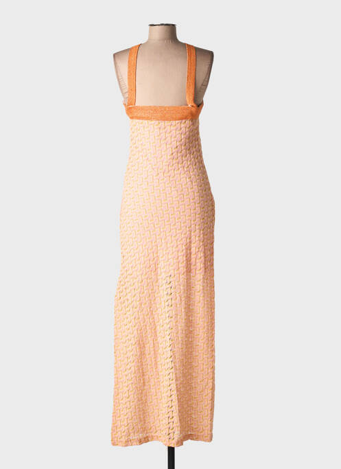 Robe longue sans manche sans manche orange PHO FIRENZE femme