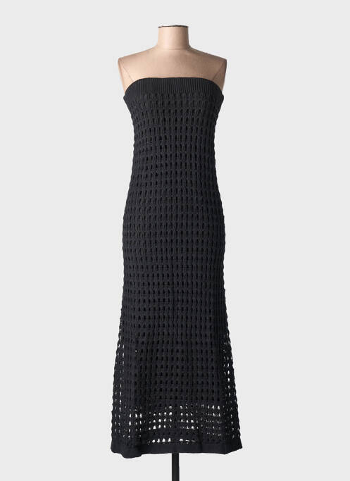Robe longue sans manche sans manche noir CARACTERE femme