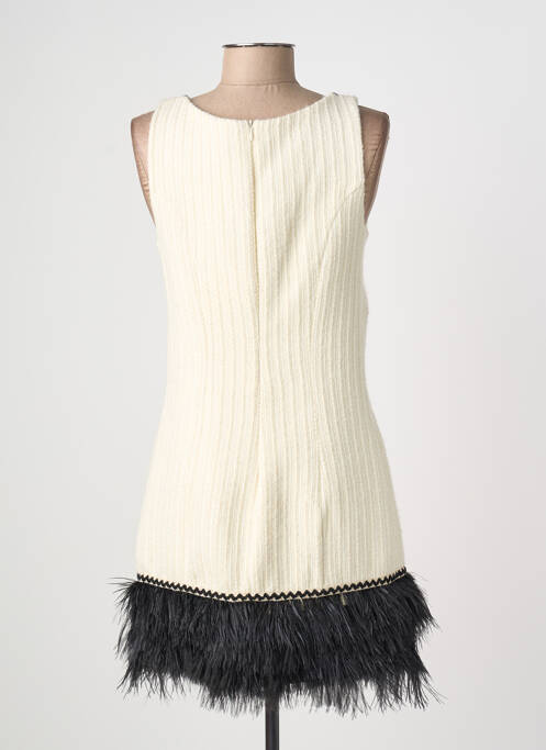 Robe courte sans manche sans manche beige PHO FIRENZE femme