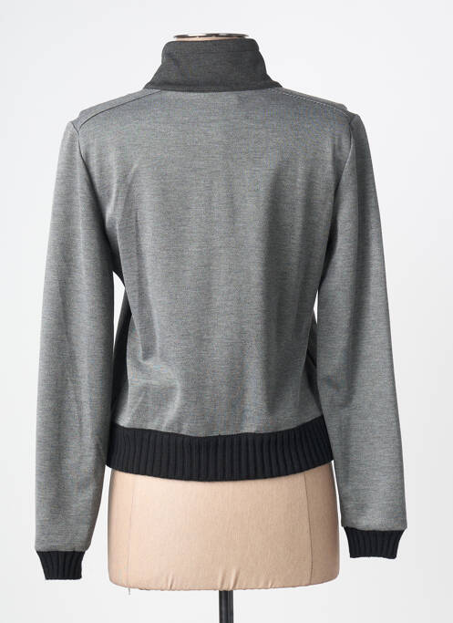 Veste casual poignets poignets élastiqués gris TRICOT CHIC homme